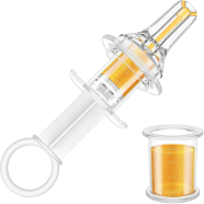 Silicone Head Baby Medicine Feeder Liquid Silicone Pacifier Medicine Feeder Anti-choking Syringe Water Feeder - 1 pcs image