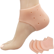 Silicone Heel Anti Crack for Men and Women (1 Pair) – Reusable and Washable Heel Protector for Foot Care image