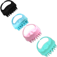 Silicone Shampoo Massage Comb, Bath Massage Brush, Scalp Massager Hair Shower Brush Comb Care Tool - 1 pcs image