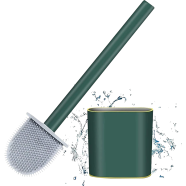 Silicone Toilet Cleaner Brush with Holder icon