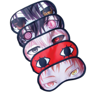 Silk Eye Mask for daylight or sleeping on travel 5 types of designs in 1 set (5 Pcs in total) - 1212814 icon