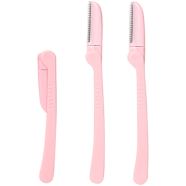 Silubi Eyebrow Razor Touchup Stainless Steel Dermaplaning Blade Safety Foldable Hair Removal Eyebrow Trimmer Set 3pcs image