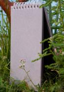 Silver Coated Paper Black Spiral Studio Series Notebook image