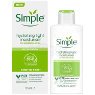 Simple Kind to Skin Hydrating Light Moisturiser with Vitamin B5 E and Niacinamide 125ml image