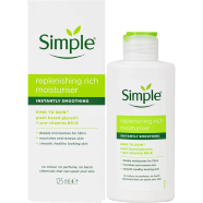 Simple Kind to Skin Replenishing Rich Moisturiser with Vitamin B5 E and Niacinamide 125ml image