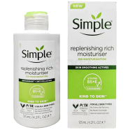 Simple Kind to Skin Replenishing Rich Moisturiser with Vitamin B5 E and Niacinamide 125ml image