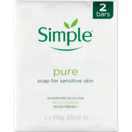 Simple Pure Soap For Sensitive Skin 100g 2Bar image
