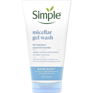 Simple Water Boost 9 percentage Hydration Powered Micellar Gel Wash 150ml image