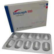 Sinaceph 500 mg Capsule 10's strip image