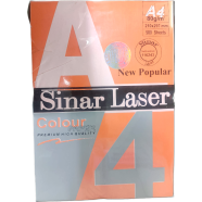 Sinar Laser color paper A4 80 GSM 500 Sheet image