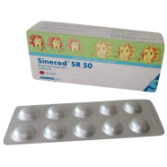 Sinecod SR 50mg Tablet 10's Strip image