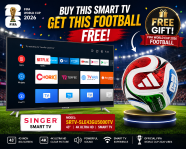 Singer Primax 4K Google TV 43 Inch (Buy 1 Get 1 FIFA World Cup Football FREE) image