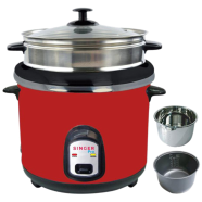Singer Rice Cooker 2.8L SRRC-SRCDB2800AMMO-PRO (Double Pot)