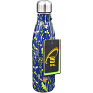 Single Layer WB-2128 SS Non Thermal Water Bottle-750ml Black Flowers image