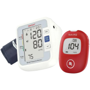 Sinocare Blood Pressure Monitor and Sinocare Safe AQ Smart Blood Glucose Meter COMBO PACK image
