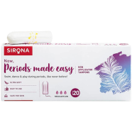 Sirona Period Made Easy Non-Applicator Tampons Regular Flow - 20 Pcs image