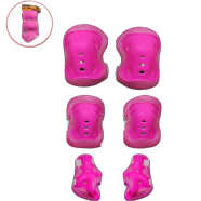 Skate Guard For Kids - 6 Pcs - Pink image