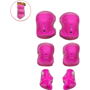 Skate Guard For Kids - 6 Pcs - Pink