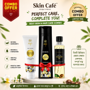 Skin Cafe Biotin Shampoo, Skin Cafe Conditioner And Hawaa Hair Fall Avenger Oil 250ml (Combo 2) image