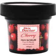 Skin Doctor Cherry Soft Clear Skin Jam Scrub Face Body 200gm image
