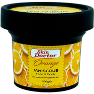 Skin Doctor Orange Smooth Gentle Skin Jam Scrub Face Body 200gm image