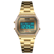 Skmei 1474 Stainless Steel Digital Womens Watch image