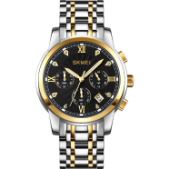 Skmei Men’S Quartz Chronograph Stainless Steel Watch image