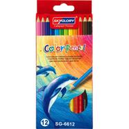 Sky Glory (9712) Color Pencil 3.5 Inch (12 pcs Paper Box) image