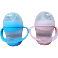 Slicone Nipple Kids Water Bottle/Mom Pot 160 ml -1 Pcs image
