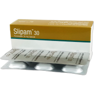 Slipam 30 mg Capsule 6's Strip image