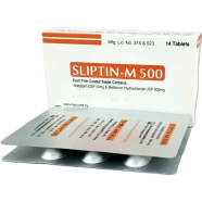 Sliptin M 50 mg 500 mg Tablet 7's Strip image