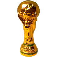 Small Golden Football World Cup Trophy Desktop Car Table Gift image