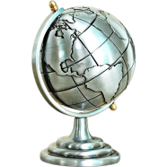 Small Metal Globe Showpiece for Office or Home image