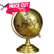 Small Metal Globe Showpiece for Office or Home icon