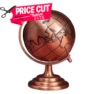 Small Metal Globe Showpiece for Office or Home image