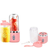 Small Portable Rechargeable Juicer Blender Easy Fresh Juice Maker for Travel Office And Home (Multicolor) image