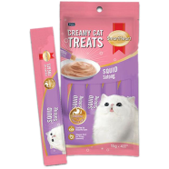 SmartHeart Lickable Cat Treat Squid Flavour 4 x 15g image