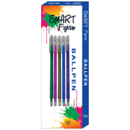 Smart Fighter Ball Point Pen Multicolor Color 12 Pcs image