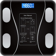 Smart Bluetooth Digital Bathroom Scale – Body Weight and Fitness Analyzer image