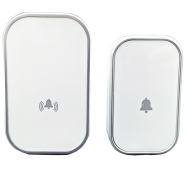 Smart Home Wireless Doorbell, Battery Push Button And Plug-in Receiver, Adjustable Volume/led For Home/office icon