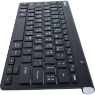Smart KB500-BTW Wireless plus Bluetooth Bangla Black Keyboard image