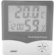 Smart Sensor Temperature Humidity Clock Meter Ar807 image
