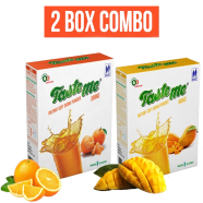 Smc Taste Me Instant Drink Powder - Orange And Mango Flavor Combo - 2 Box Combo - 2 X 200Gm Box image
