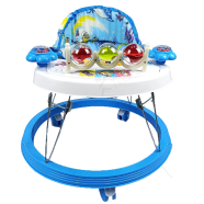 Smile Baby Walker With Music, Toddler Walking Assistant For New Born Baby (walker_melody_881324_b) Blue image