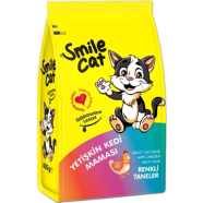 Smile Cat Adult Dry Cat Food - Multicolor Chicken 1kg | Adult Dry Cat Food image