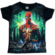 Smug Kids Premium T-Shirt Soft And Comfortable Fabric Spider Man Green image