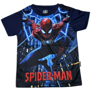 Smug Kids Premium T-Shirt Spider Man Blue image