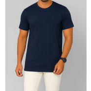 Smug Mens Premium Cotton Solid T Shirt Charcoal image