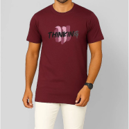 Smug Mens Premium Cotton T Shirt Medallion Kathali Color image