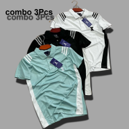 Smug Premium Combo Offer Polo Shirt Pest Black White 3 Pcs image